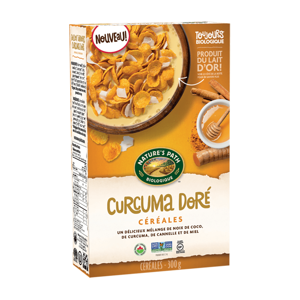Céréales Biologiques Curcuma Doré Nature's Path - La Boite à Grains