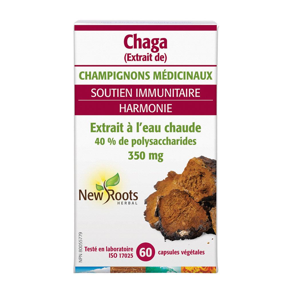 Chaga (Extrait) Soutien Immunitaire New Roots Herbal - La Boite à Grains