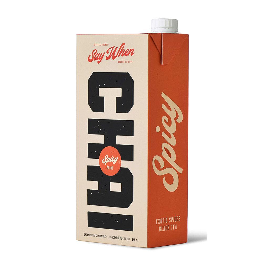 Chai Épicé Thé Noir Épices Exotiques Bio Say When - La Boite à Grains