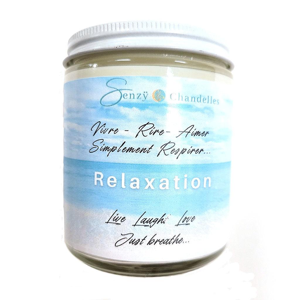 Chandelle de Soya Relaxation Collection Zen Senzy - La Boite à Grains