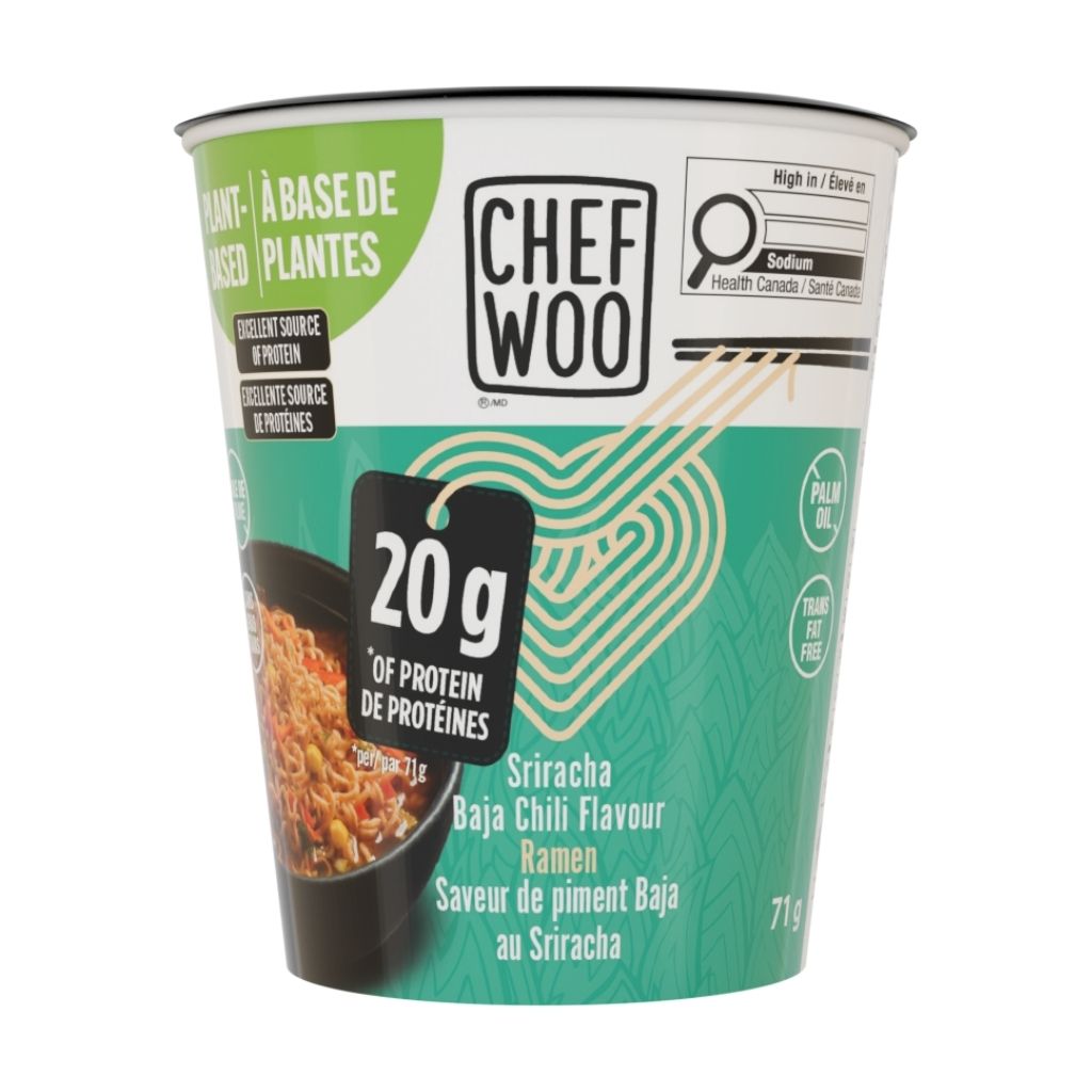 ramen saveur de piment Baja au sriracha Chef Woo - La Boite à Grains
