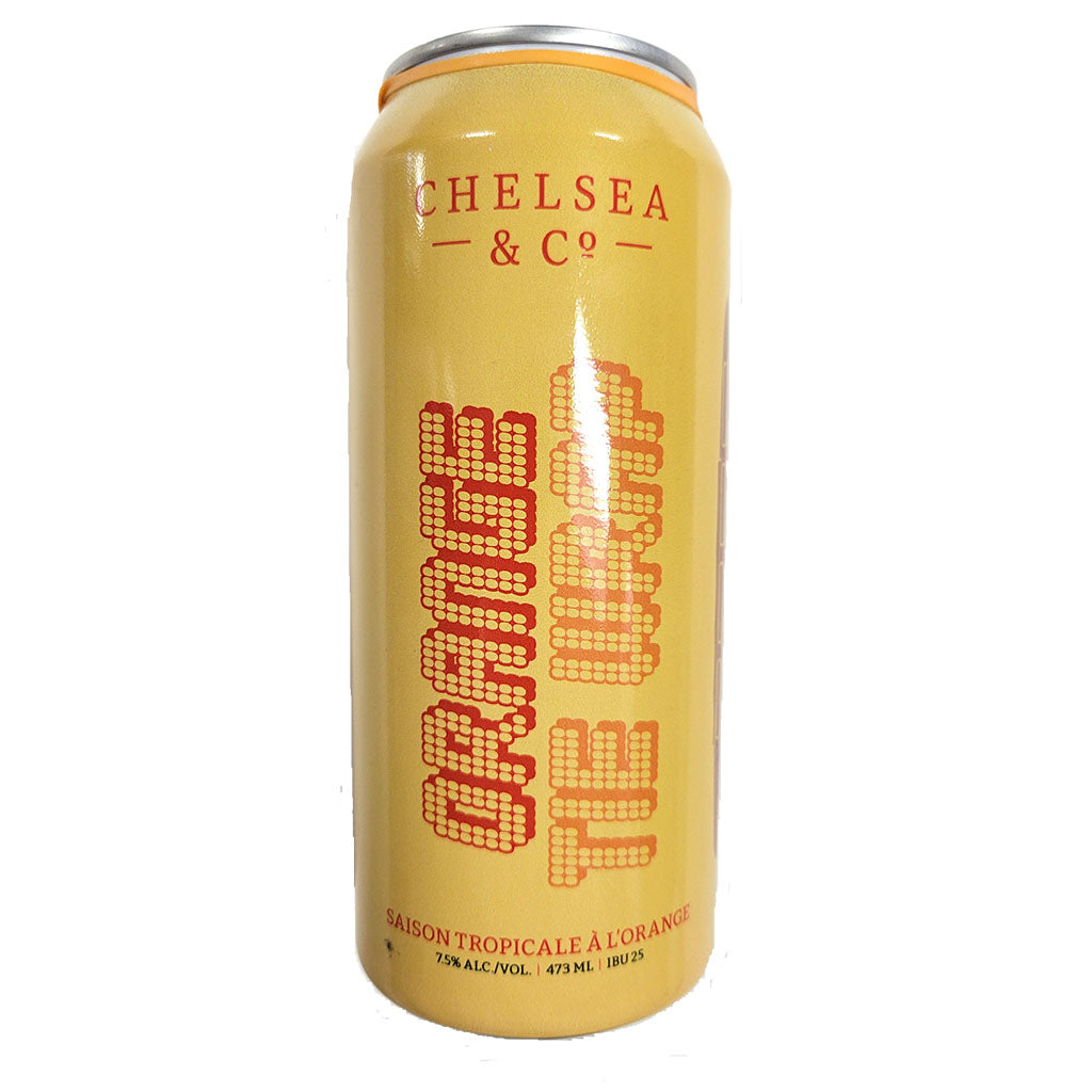 chelsea & co bière orange tie wrap saison tropicale orange 473 ml - La Boite à Grains