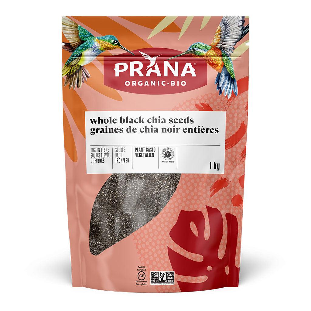 Chia Noir Entier Bio Prana - La Boite à Grains