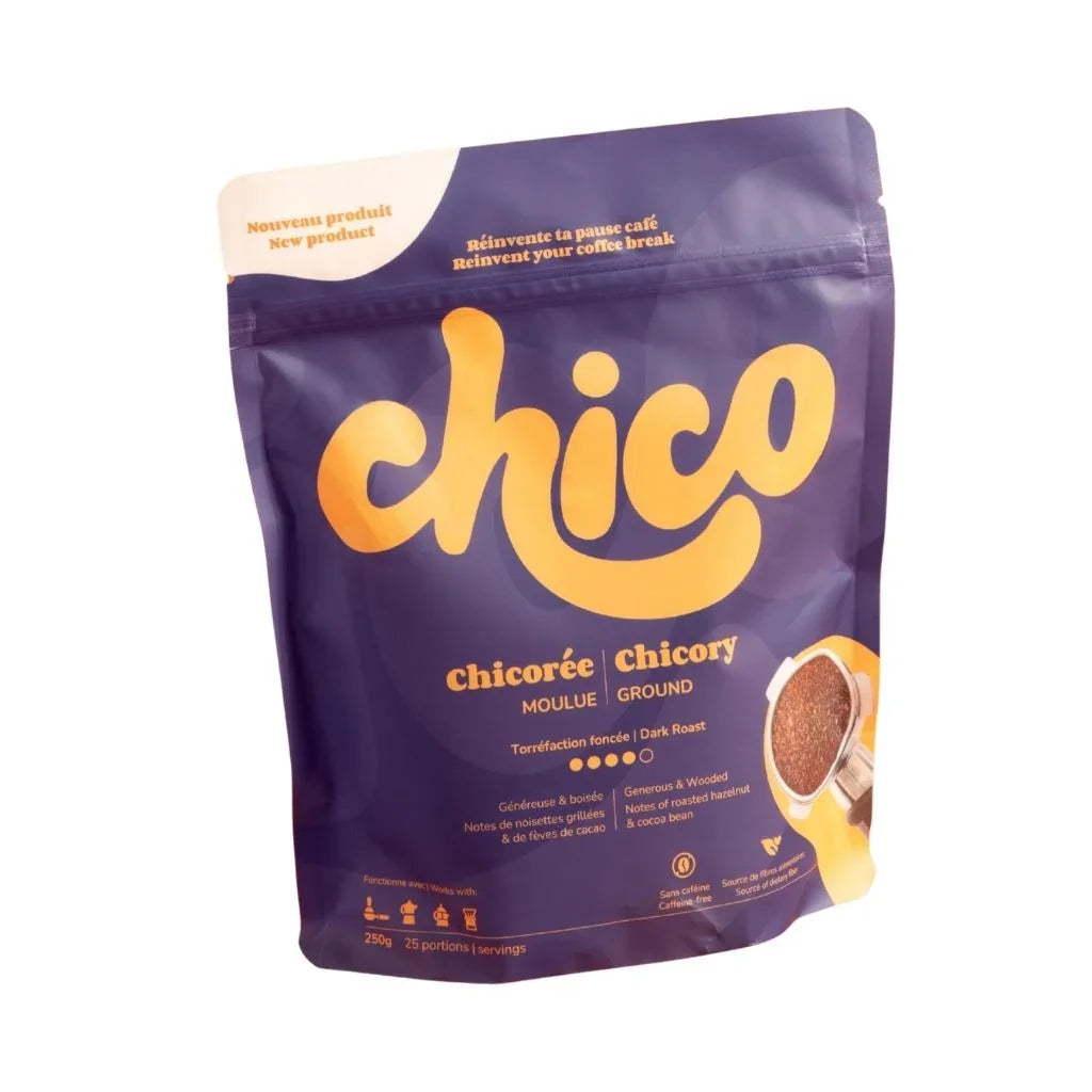chicorée moulue torréfaction foncée Chico - La Boite à Grains