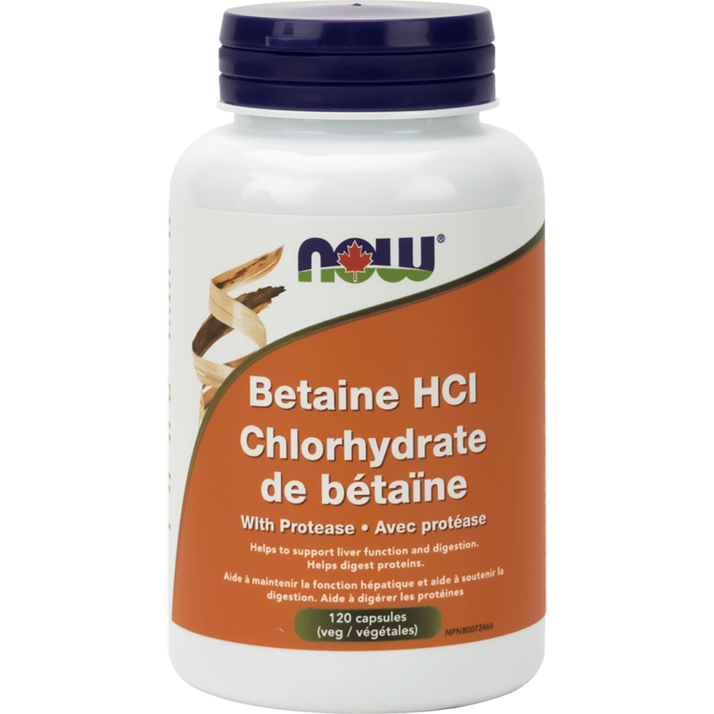 Chlorhydrate de Bétaïne avec Protéase Now - La Boite à Grains