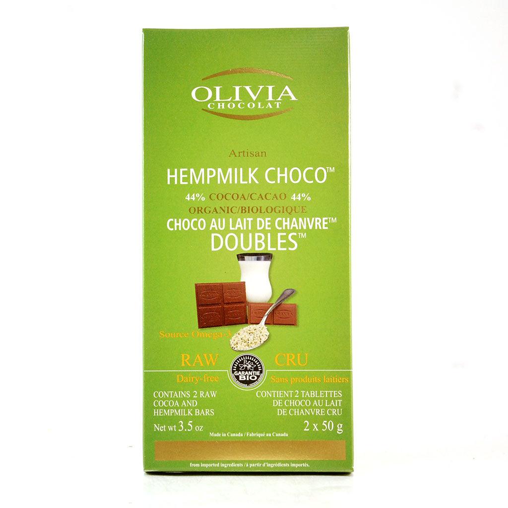 Chocolat Biologique au Chanvre Olivia Chocolat - La Boite à Grains