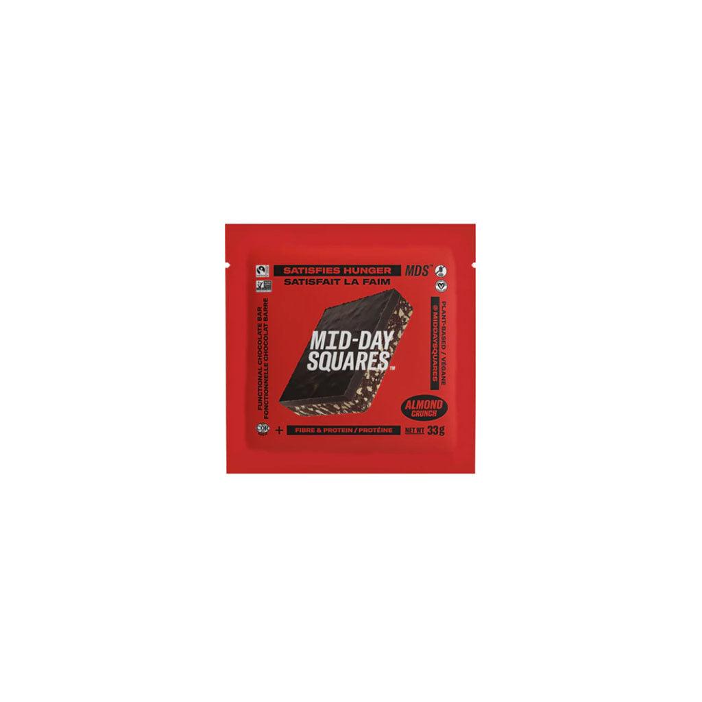 Chocolat Fonctionnel Amande Crunch Bio Mid-Day Squares - La Boite à Grains