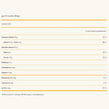Chocolat Noir Bio 65% à l'Orange Valeur-nutritive