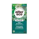 Chocolat Noir Biologique Voile Noir à la Menthe Alter Eco - La Boite à Grains