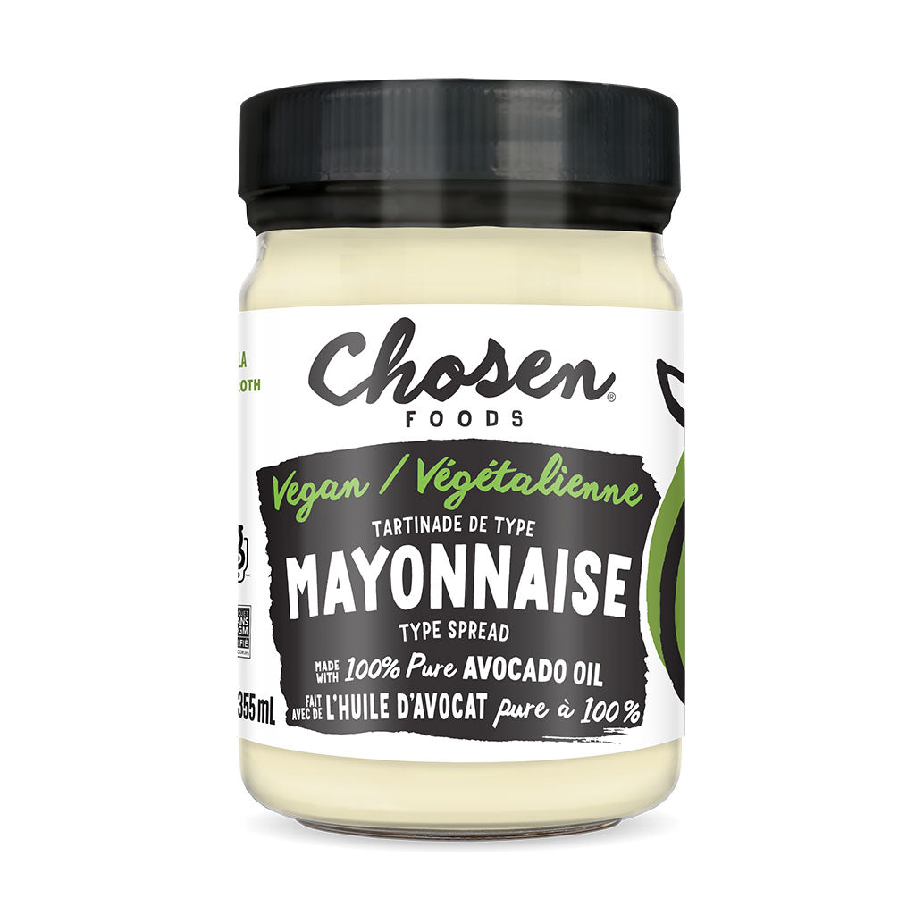 chosen foods tartinade végétalienne de type mayonnaise 355 ml