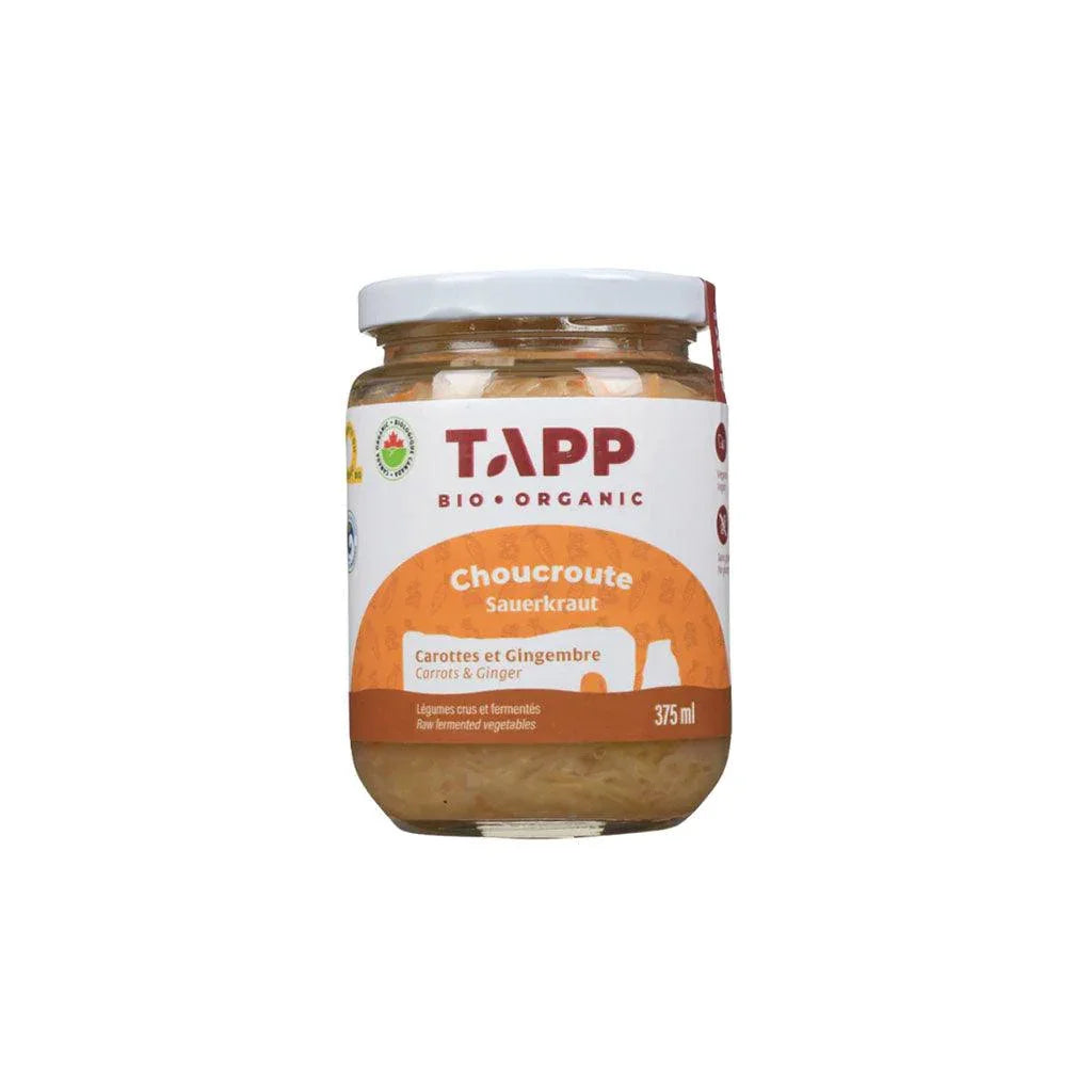 Tapp Organic Carrot and Ginger Sauerkraut - La Boite à Grains
