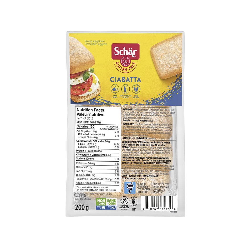 Ciabatta Sans Gluten Schär - La Boite à Grains