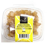 cubes of candied lemon peel Cigale Gourmet - La Boite à Grains