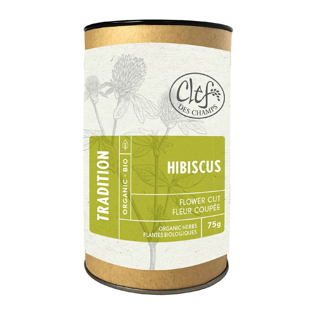 clef des champs tisane hibiscus fleur coupée biologique 75 g