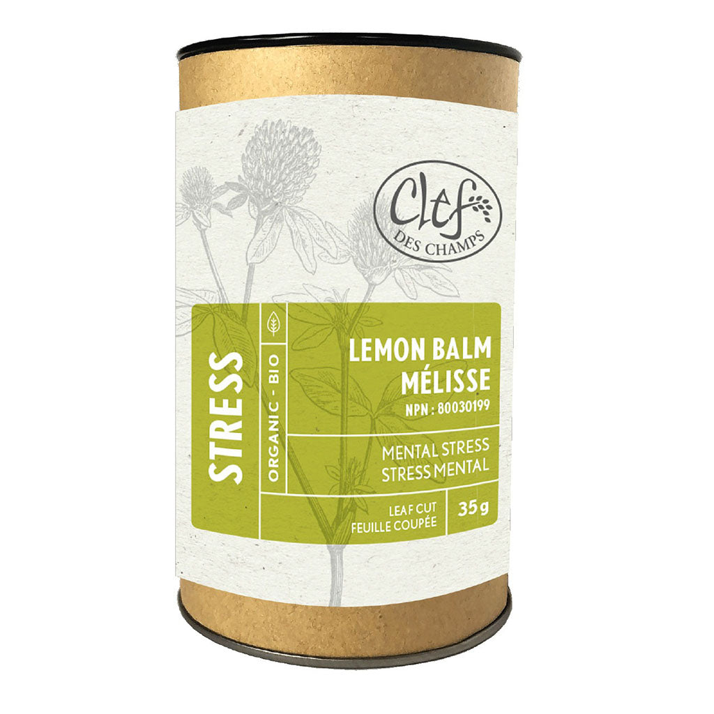 clef des champs tisane mélisse stress bio 35 g