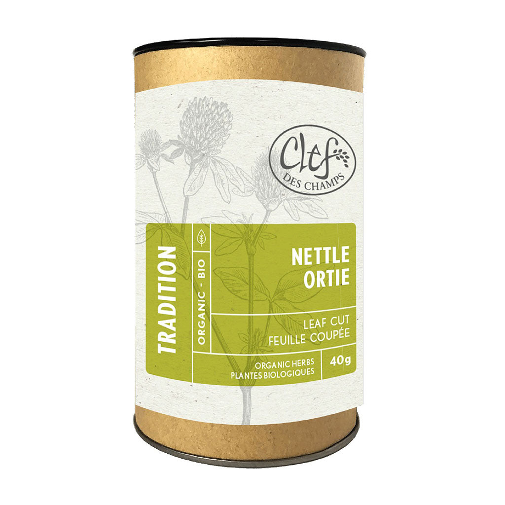 clef des champs tisane ortie biologique 40 g