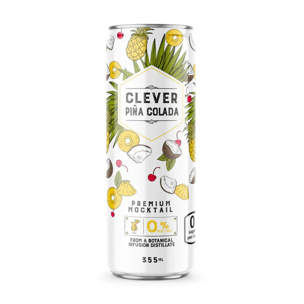 Clever Piña Colada Alcohol Free Mocktail