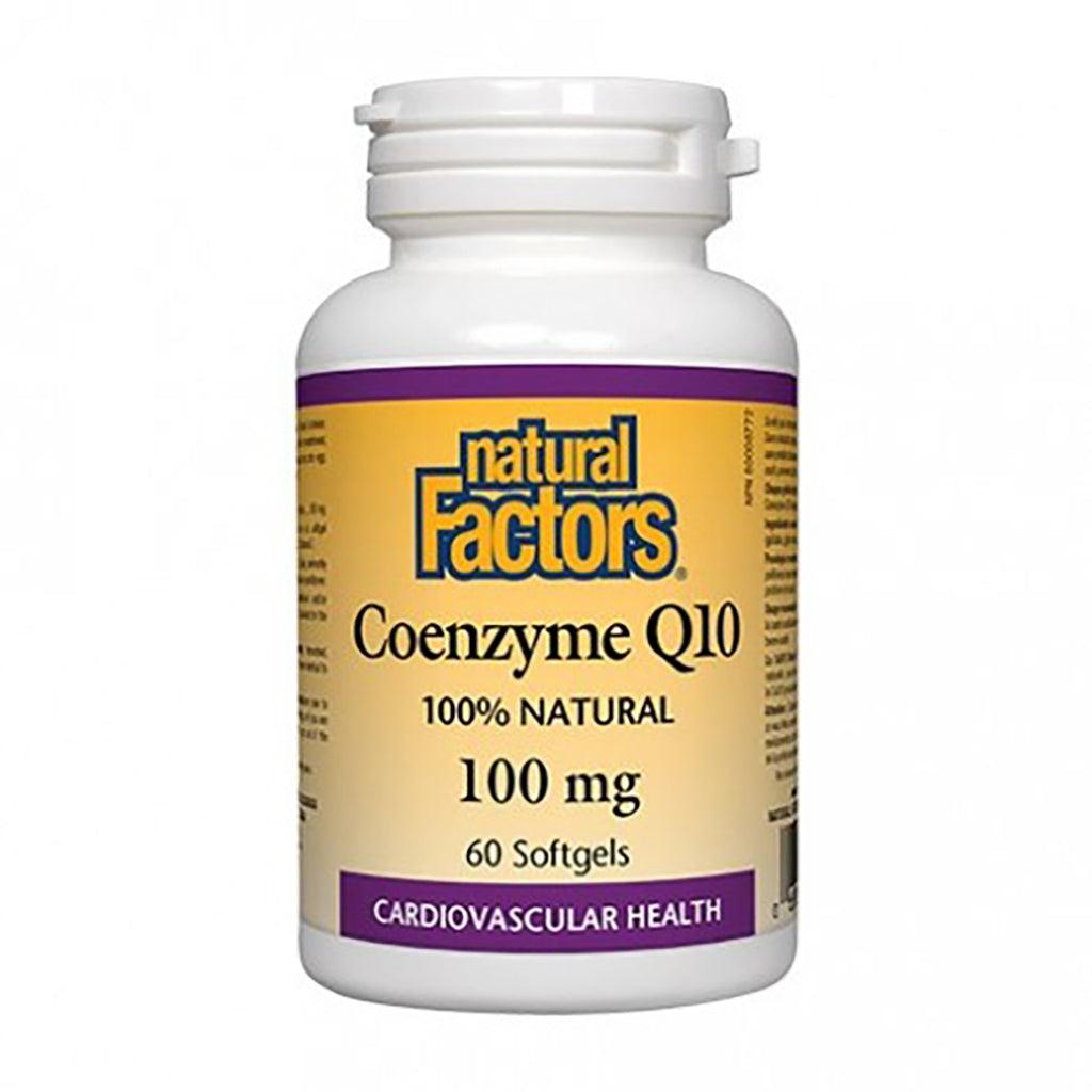 Coenzyme Q10 100 mg Natural Factors - La Boite à Grains