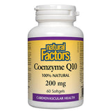 Coenzyme Q10 200 mg Natural Factors - La Boite à Grains