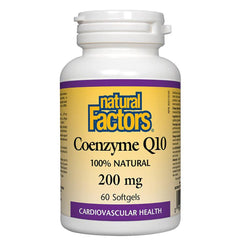 Coenzyme Q10 200 mg Natural Factors - La Boite à Grains