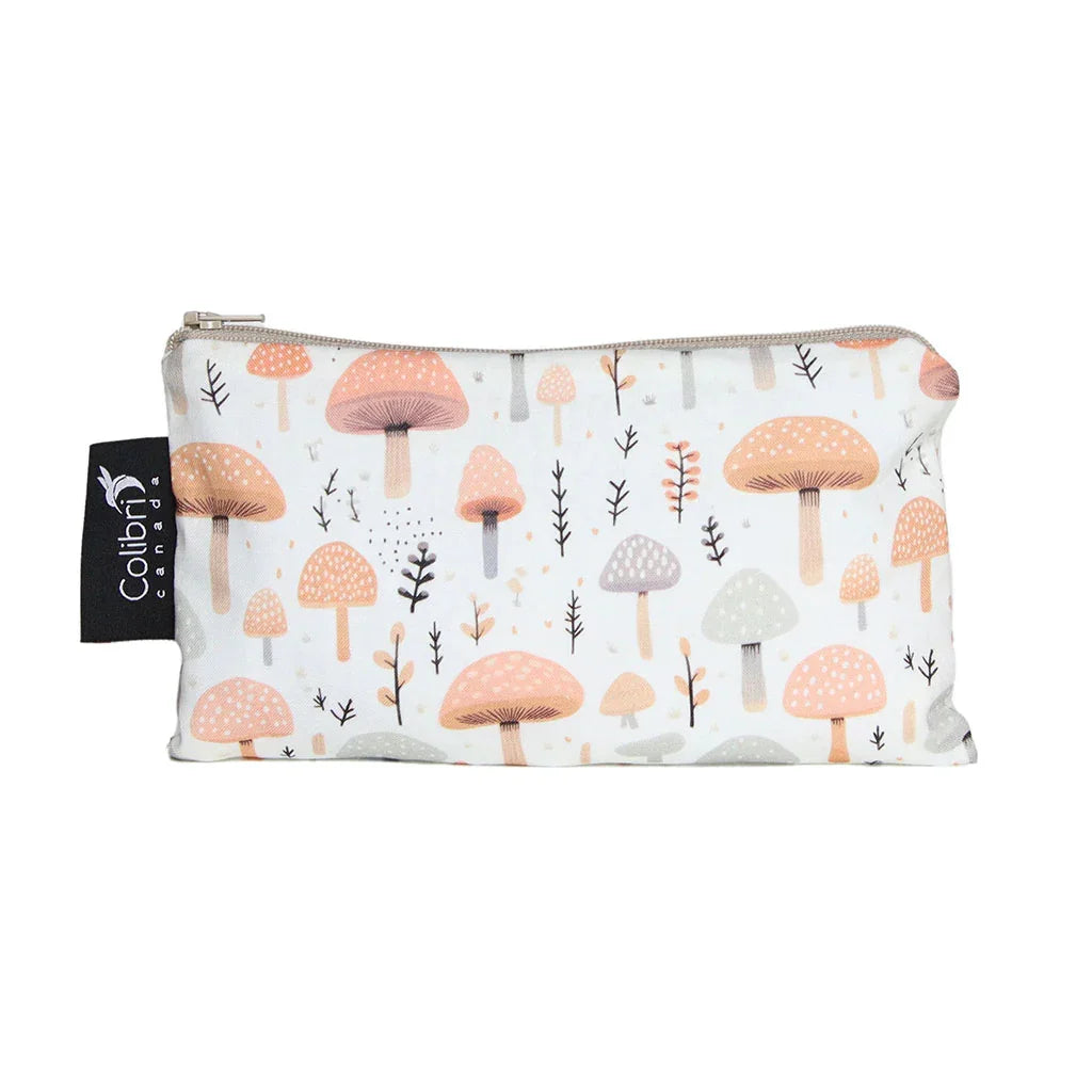 reuse snack bag Mushrooms Colibri Canada - La Boite à Grains