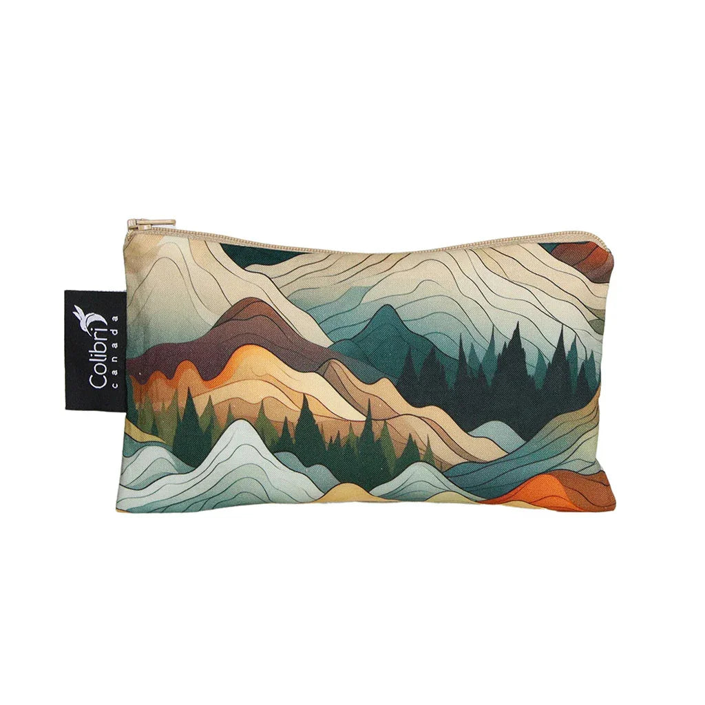reusable snack bag Mountains Colibri Canada - La Boite à Grains