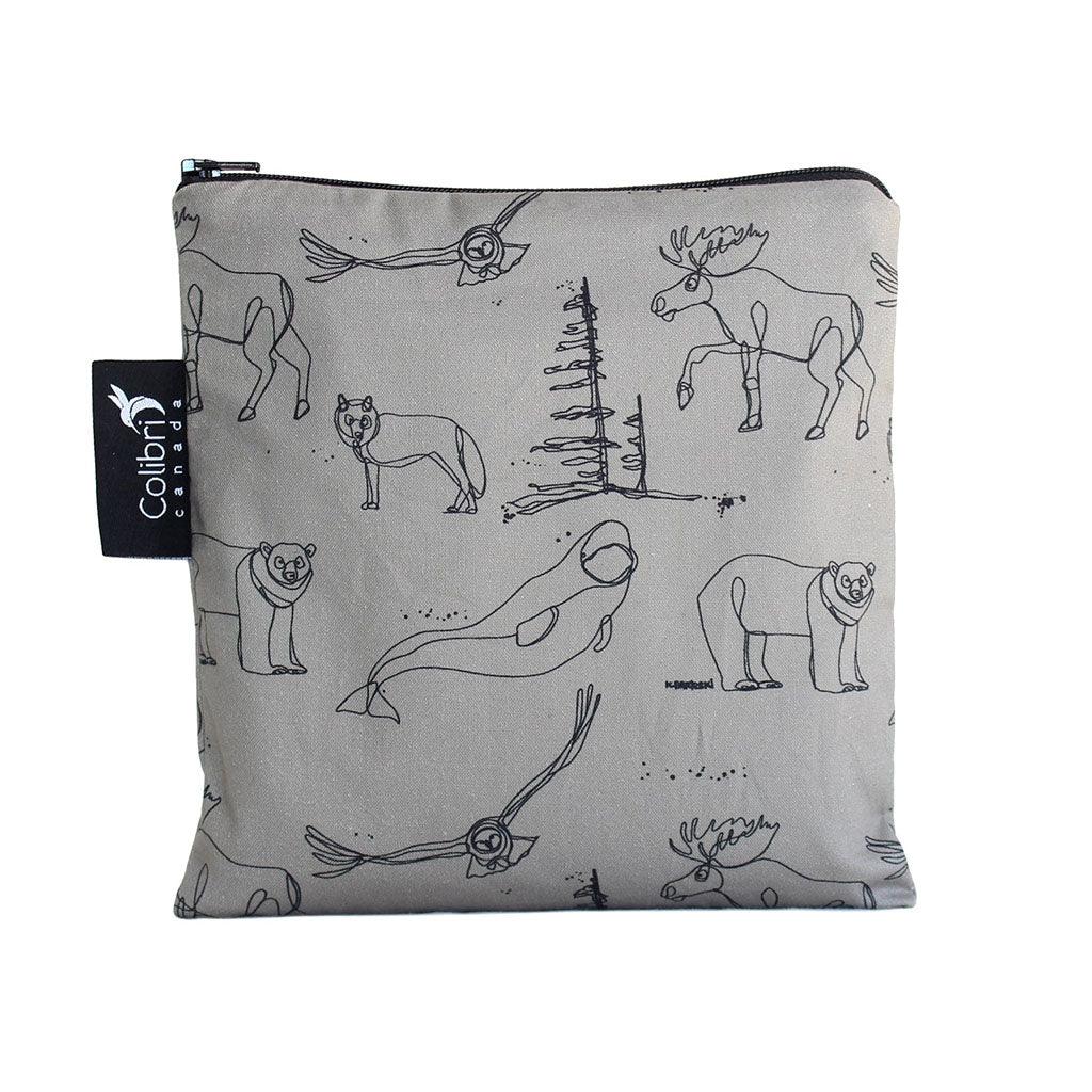 reusable snack bag Tundra Colibri Canada - La Boite à Grains