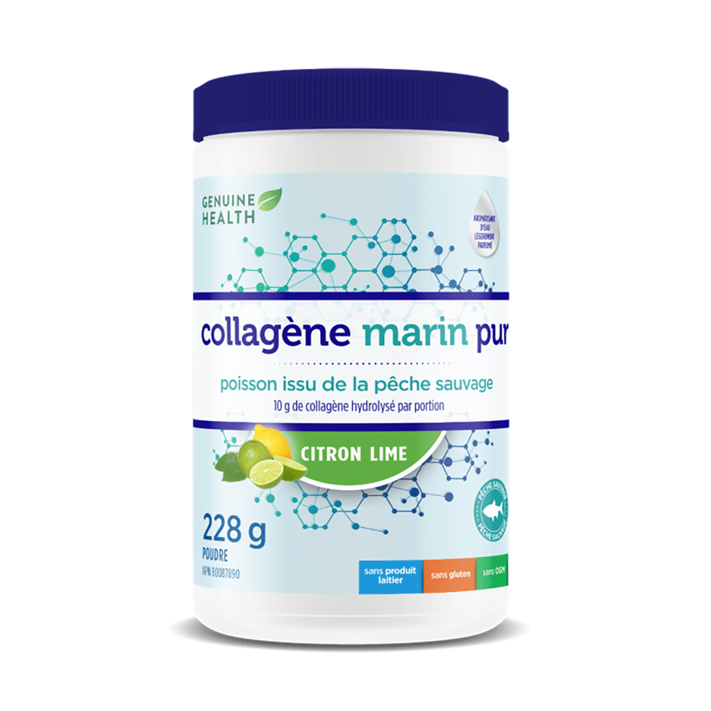 Collagène Marin Pur Citron Lime Genuine Health - La Boite à Grains