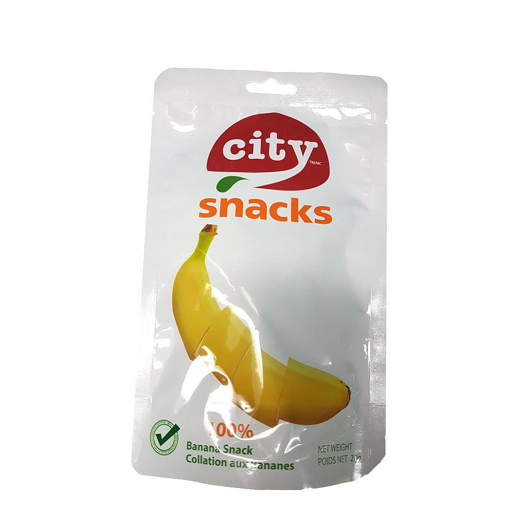 Collation aux Bananes City Snacks - La Boite à Grains