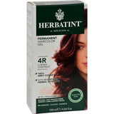 Colorant Permanent à Cheveux - Châtain Cuivré 4R Herbatint - La Boite à Grains