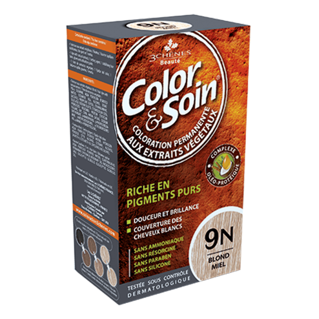 Coloration Permanente Color & Soin Blond Miel Color & Soin - La Boite à Grains