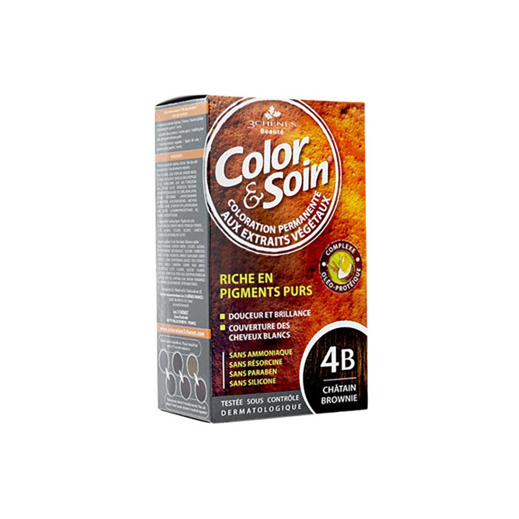 Coloration Permanente Color & Soin Châtain Brownie Color & Soin - La Boite à Grains