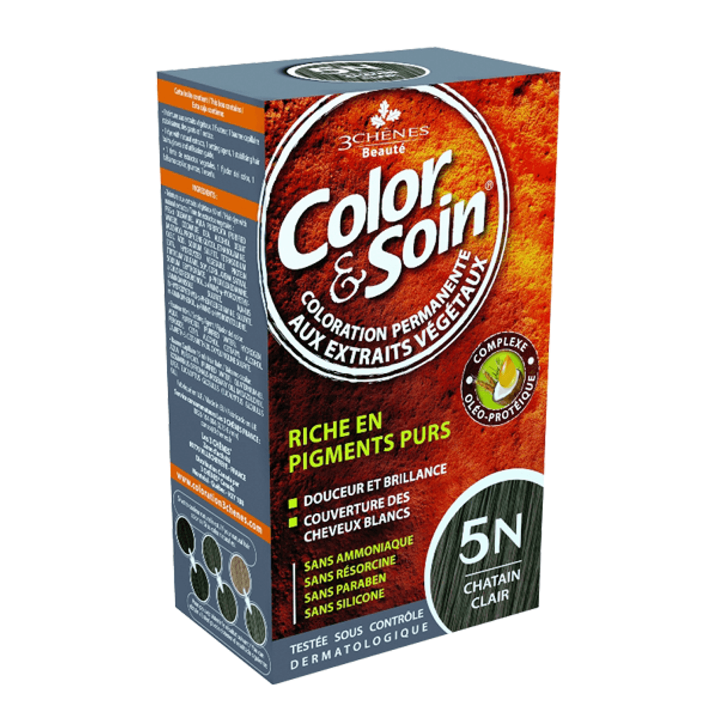 Coloration Permanente Color & Soin Châtain Clair Color & Soin - La Boite à Grains