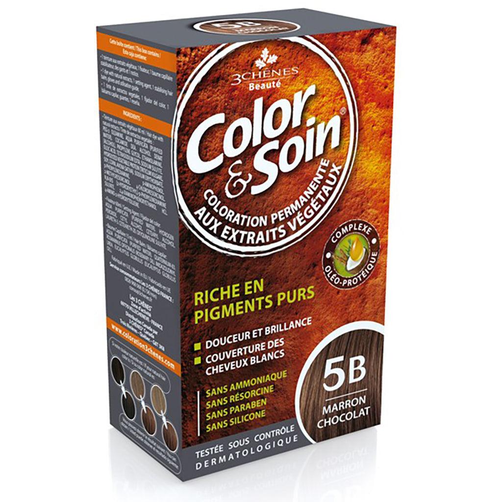 Coloration Permanente Color & Soin Marron Chocolat Color & Soin - La Boite à Grains