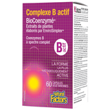 Complexe B Actif BioCoenzymé Natural Factors - La Boite à Grains