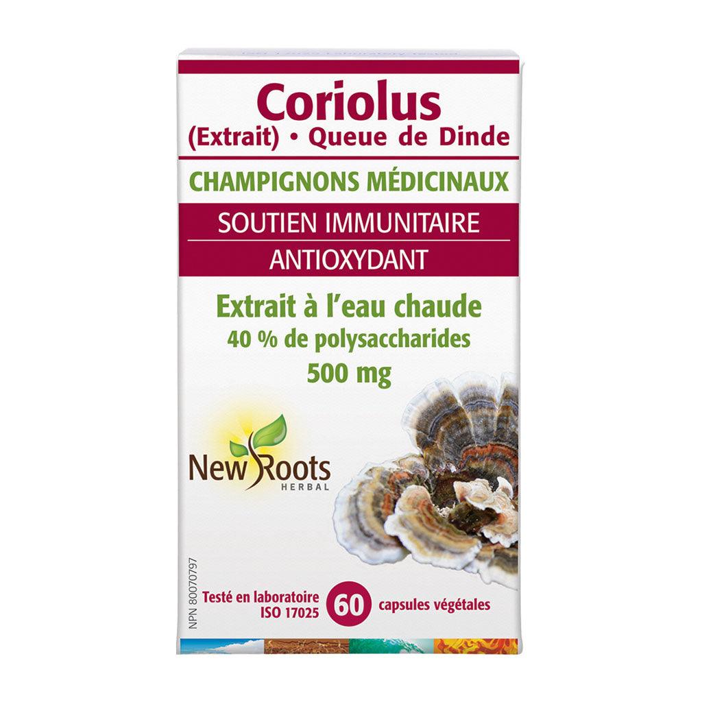 Coriolus (Soutien Immunitaire) New Roots Herbal - La Boite à Grains