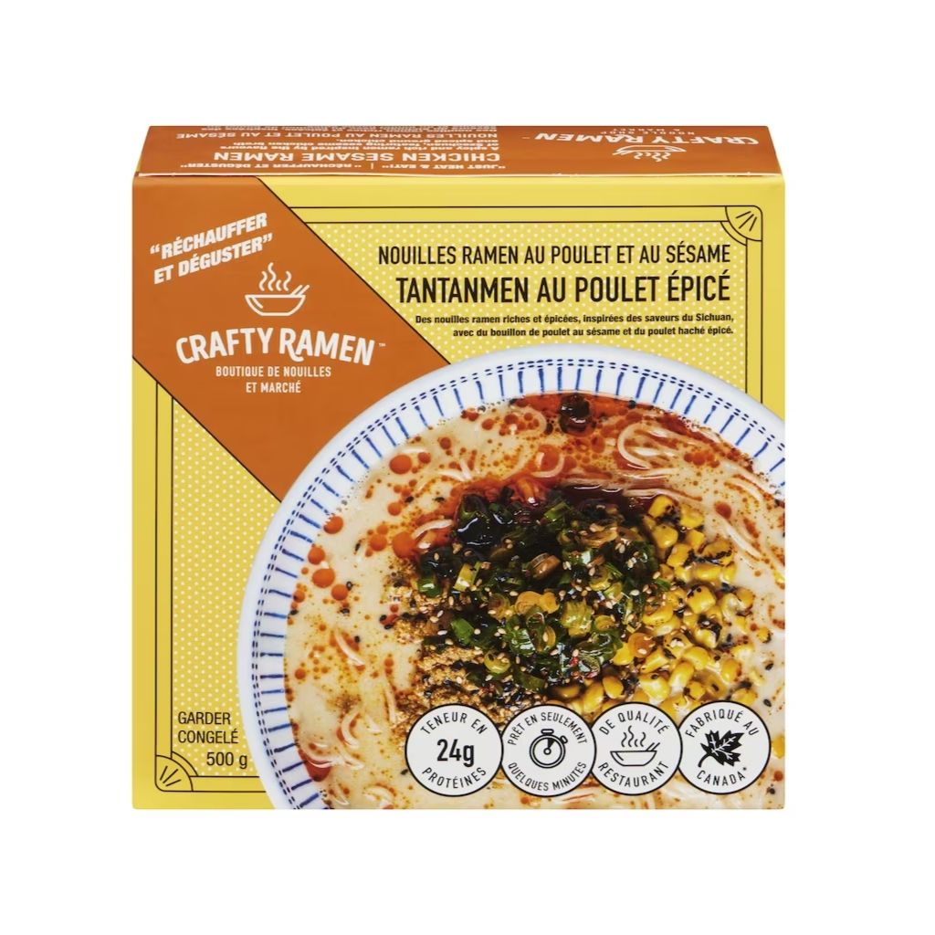 Crafty Ramen Spicy Chicken Tantanmen Ramen Noodles - La Boite à Grains