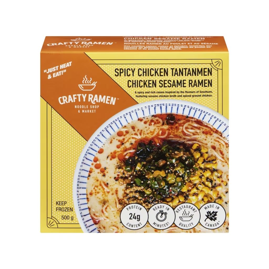 Spicy Sesame Chicken Tantanmen Ramen Crafty Ramen - La Boite à Grains