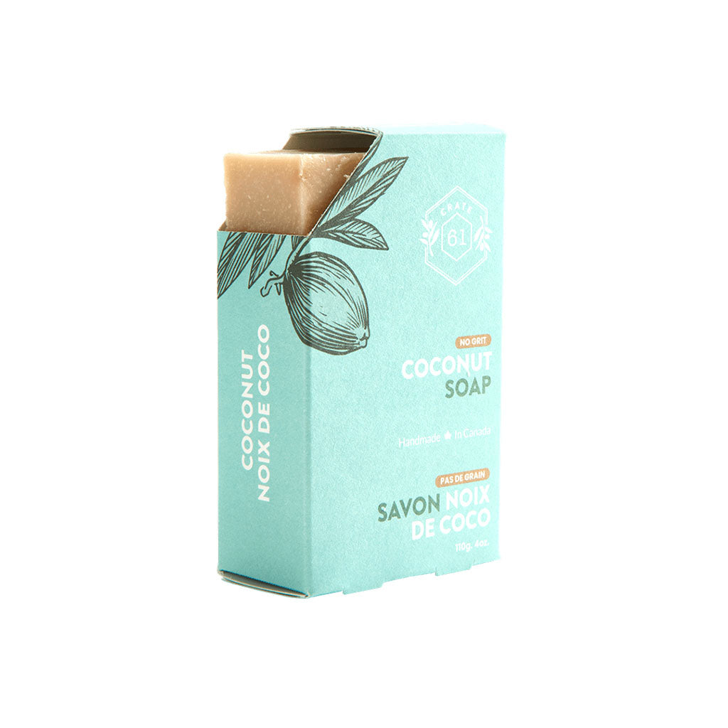 crate 61 savon noix de coco - La Boite à Grains