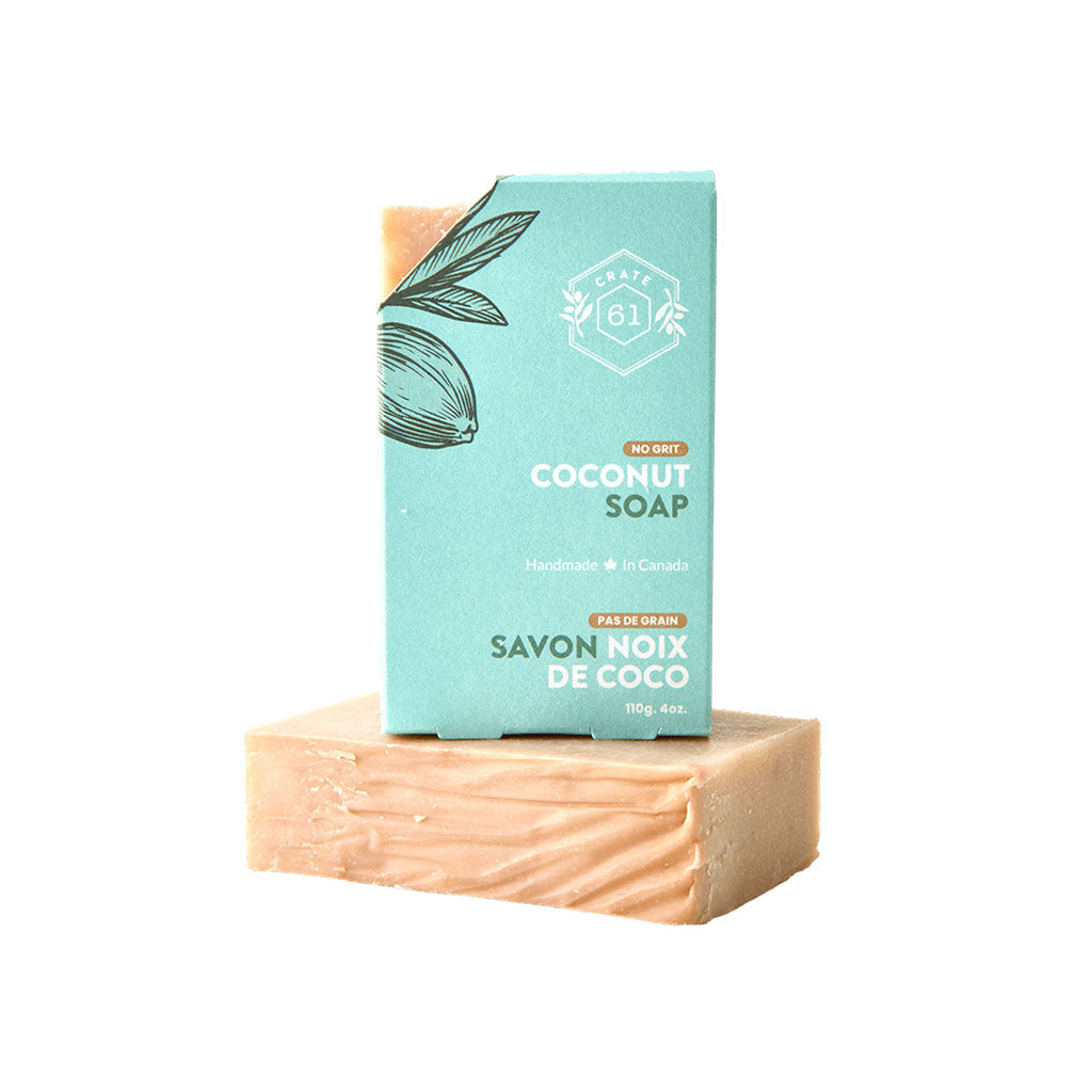 crate 61 savon noix de coco - La Boite à Grains
