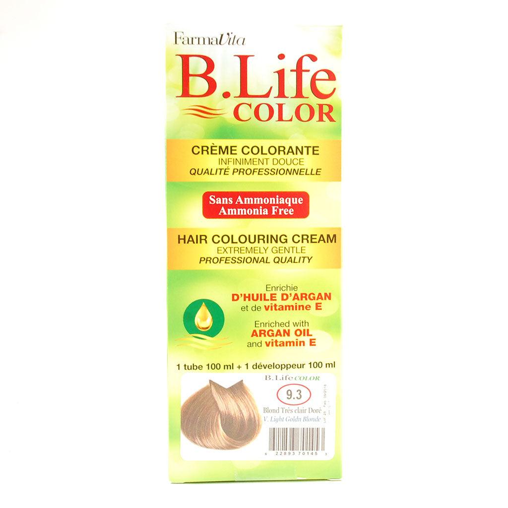 Crème Colorante Blond Très Clair Doré B. Life Color - La Boite à Grains