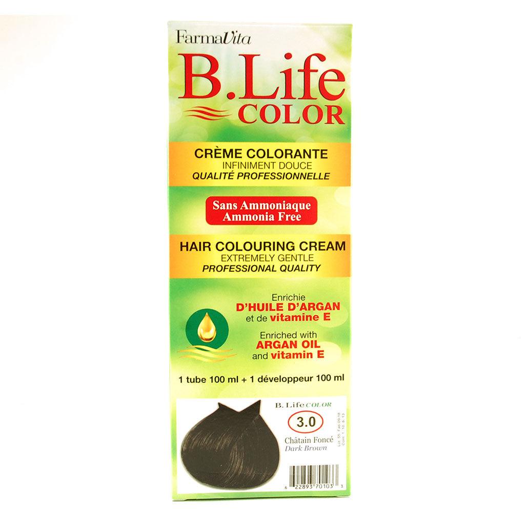 Crème Colorante Châtain Foncé B. Life Color - La Boite à Grains