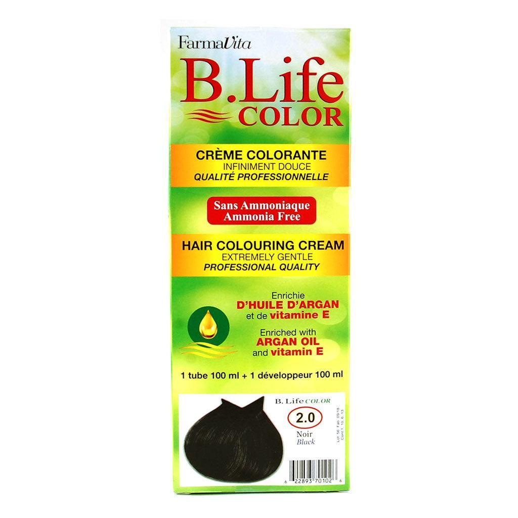 Black Coloring Cream B. Life Color - La Boite à Grains