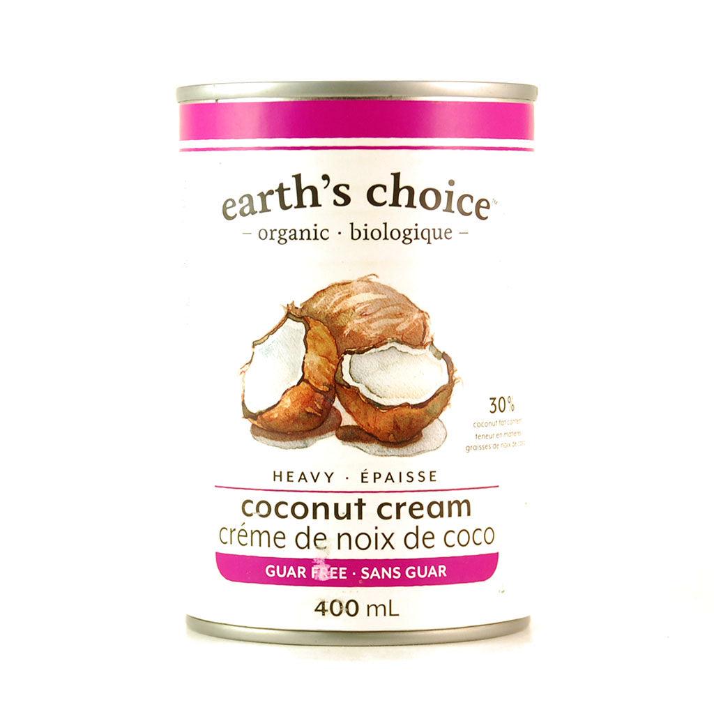 Crème de Noix de Coco Épaisse Sans Guar Biologique Earth's Choice - La Boite à Grains