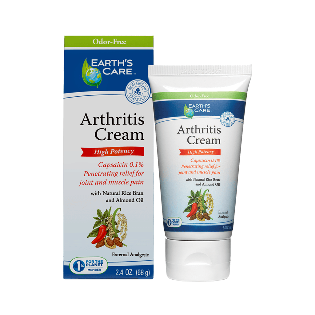 Crème pour Arthrite Earth's Care - La Boite à Grains