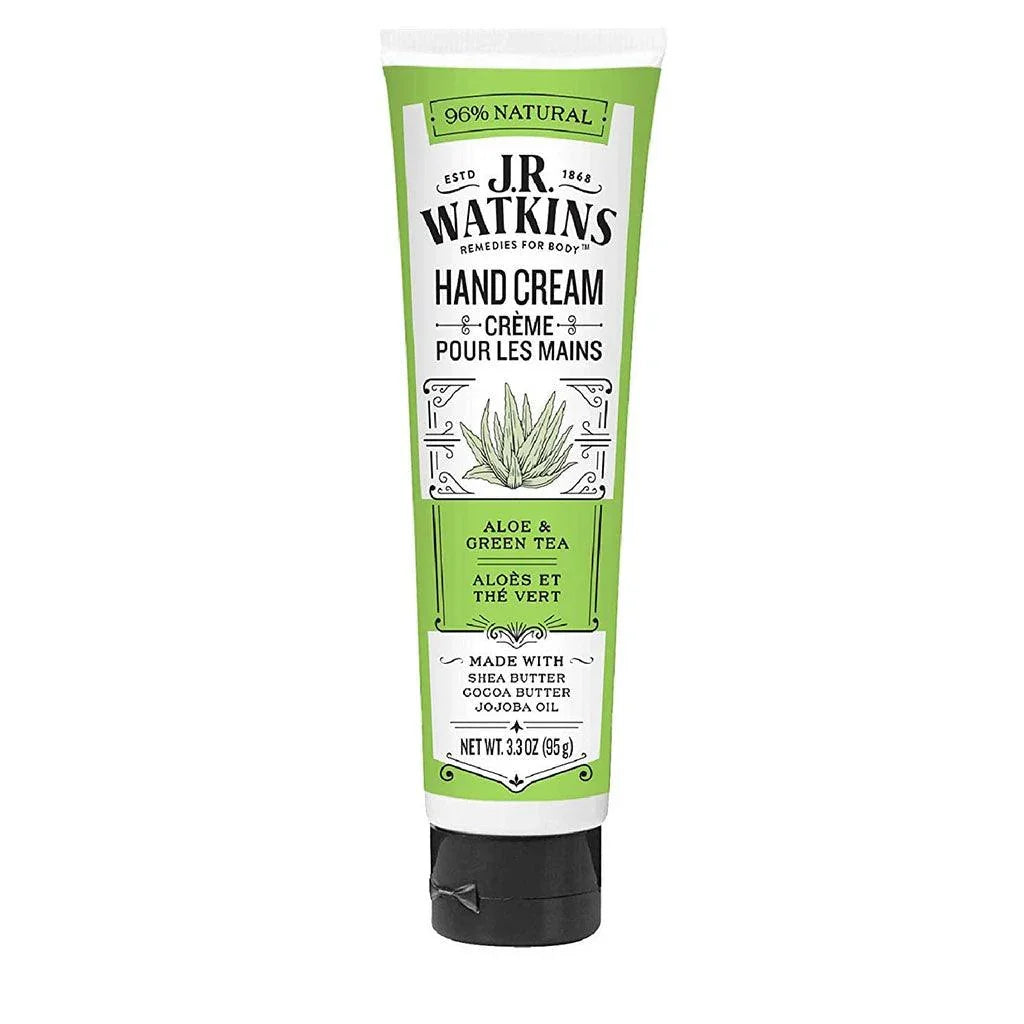 Crème pour les Mains Aloès et Thé Vert J.R. Watkins - La Boite à Grains