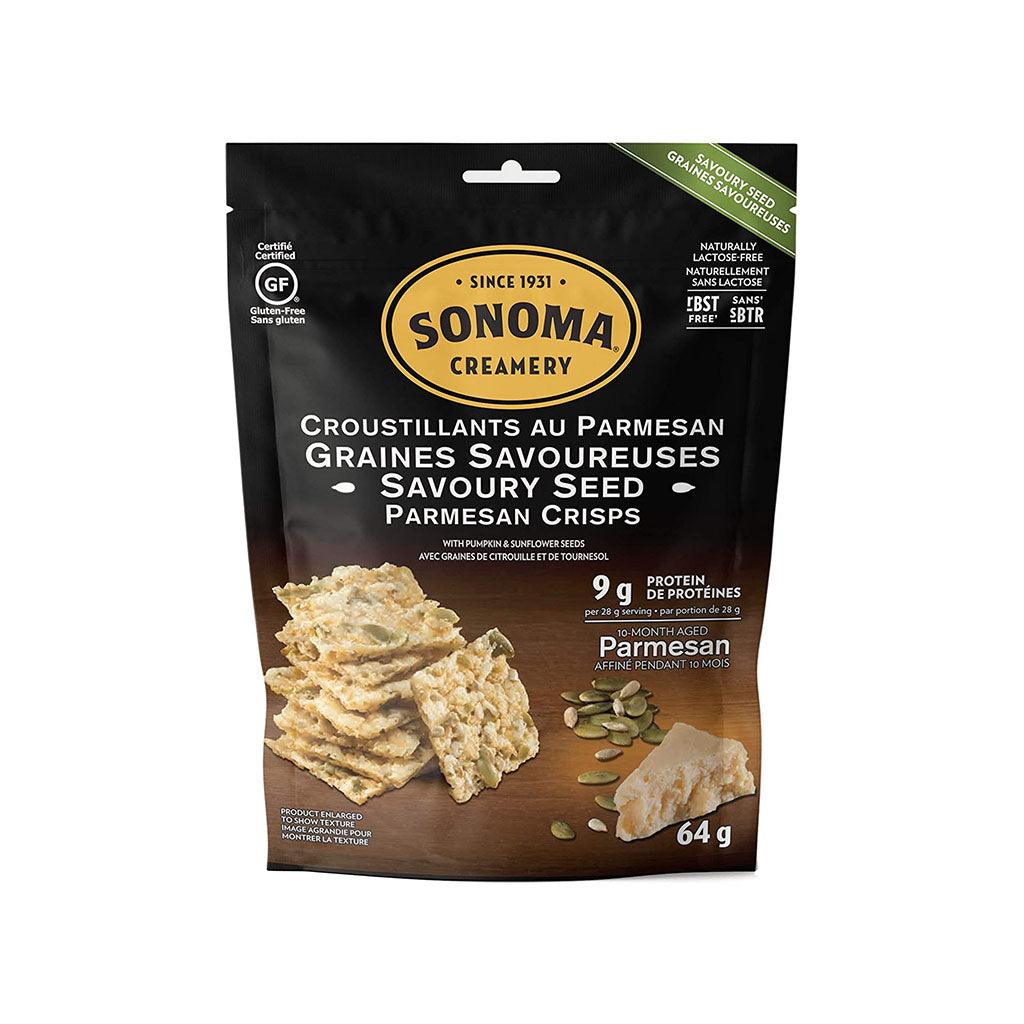 Croustillants au Parmesan Graines Savoureuses Sonoma Creamery - La Boite à Grains