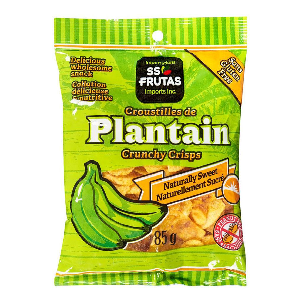 Croustilles de Plantain Sucrées SS Frutas - La Boite à Grains