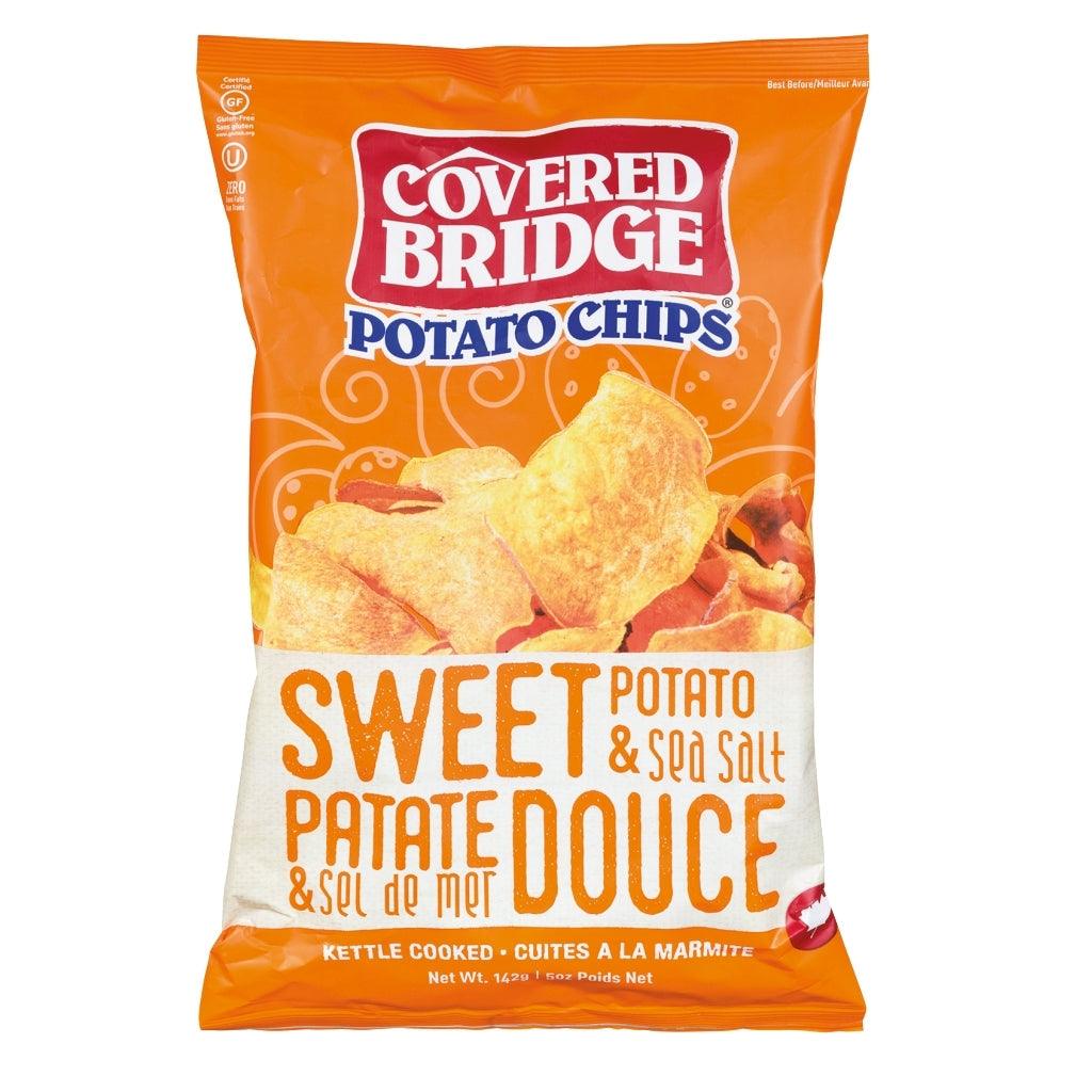 Croustilles Patate Douce & Sel de Mer Covered Bridge - La Boite à Grains