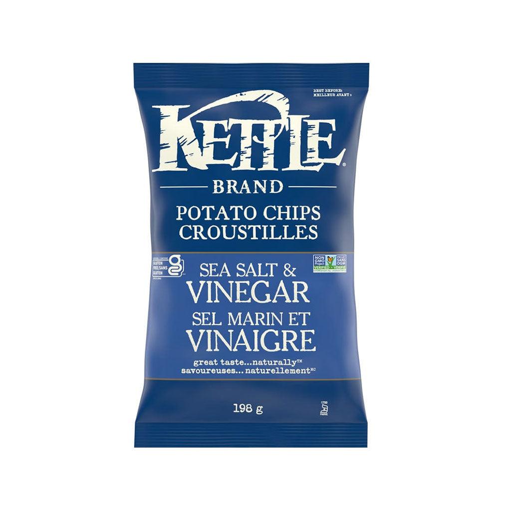 Croustilles Sel Marin et Vinaigre Kettle - La Boite à Grains